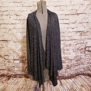 Express Gray Open Front Cardigan Small
